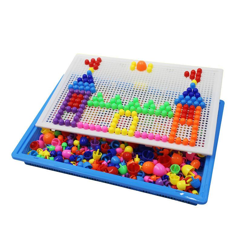 DIY Puzzle Creative Toys Креативная доска для колышков с 296 колышками 1 set