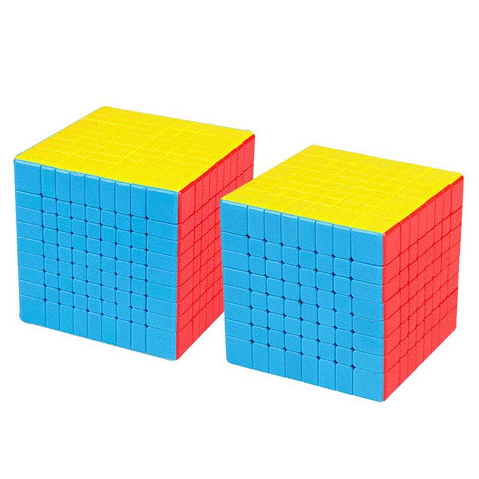 Meilong Speedcube Professional черный и наклейка Moyu 8x8x8 7x7x7 6x6x6 Magic Cube MofangJiaoshi 4x4 5x5 Скоростная игрушка-головоломка