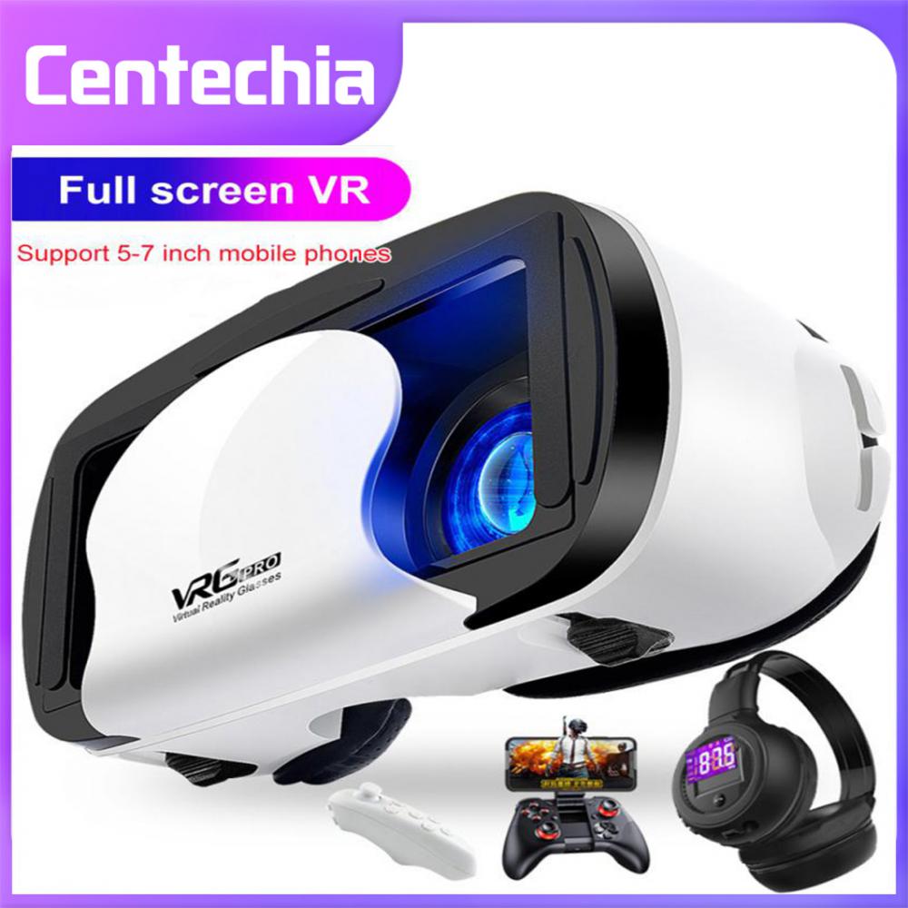VR виртуальная реальность 3d очки коробка стерео VR для Google картонная гарнитура шлем беспроводной 3d VR рокер оригинальный для Ios Android VRGPro