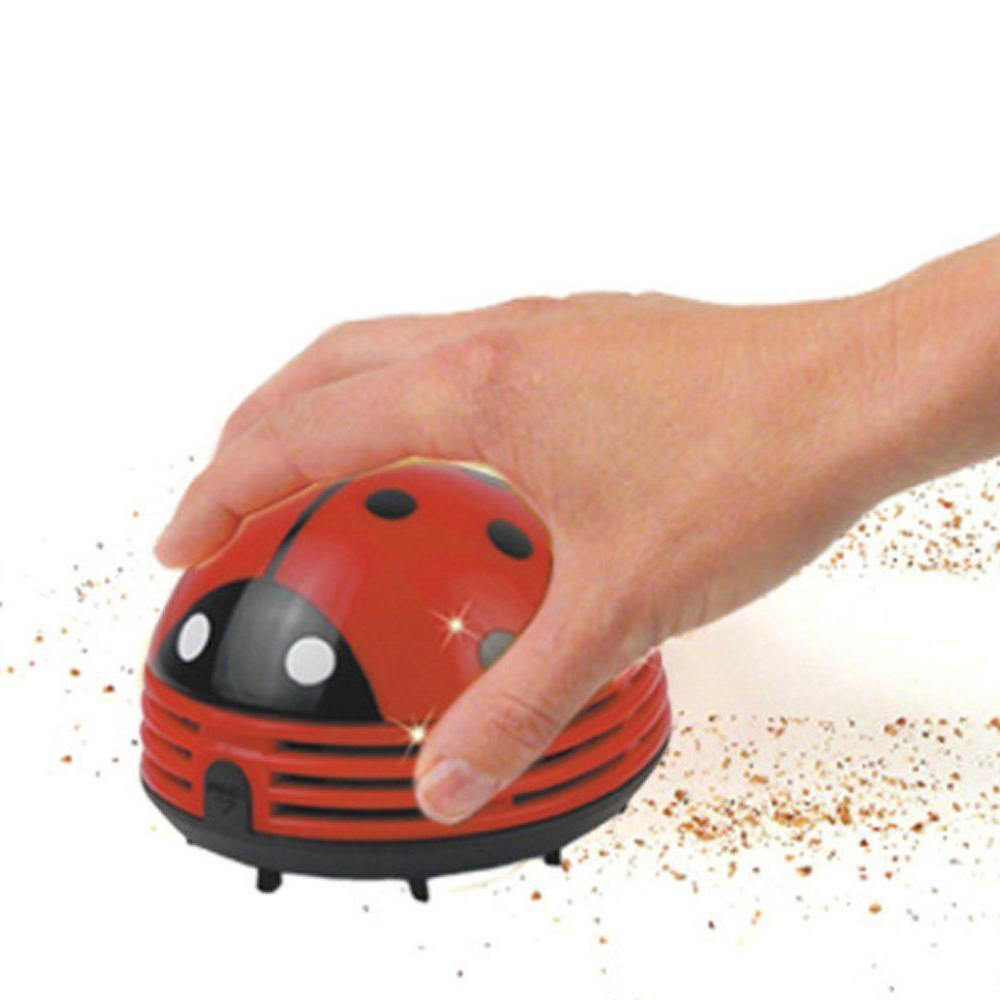 Ramidos Cute Mini Beetles Угловой стол Пылесос Микро-очиститель Подметальные машины Уборка One Size красный