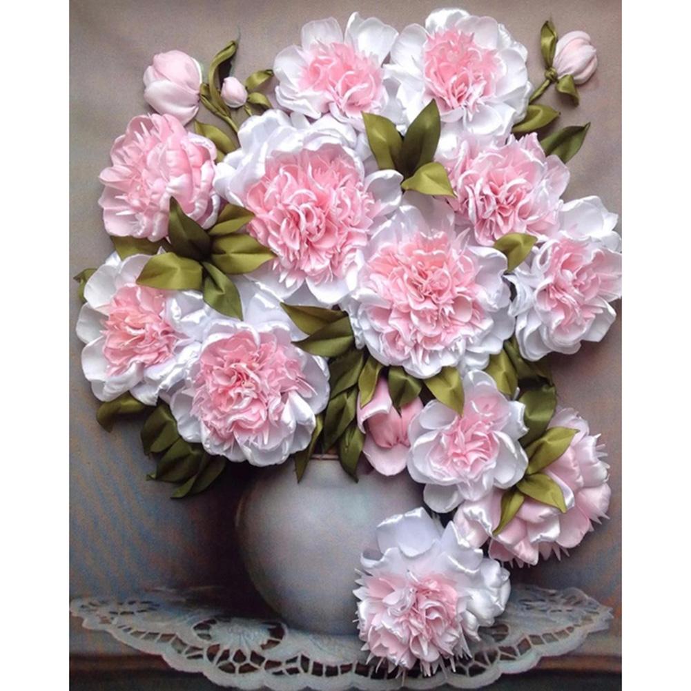 HUACAN 5D DIY Полный дрель Алмазная картина Цветочная вышивка крестом Мозаика 20*30 cm