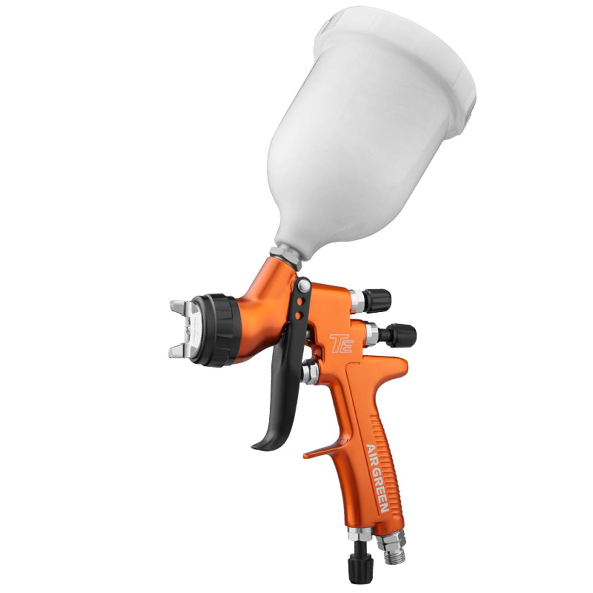 Пистолет HVLP-Schwerkraft-Spritzpistole 1,3 мм Dse 600CC-Becher Hoch zerstubte оранжевый