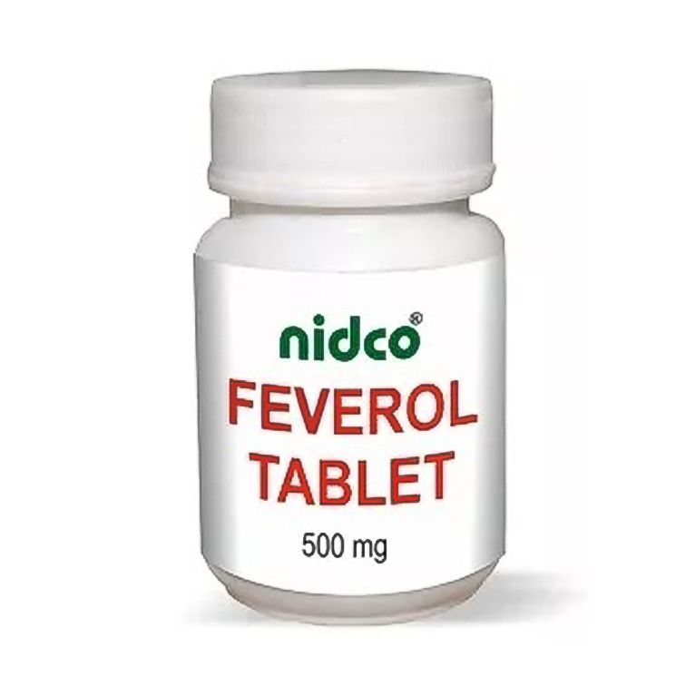 Феверол (10 таб, 500 мг), Feverol Tablet,  Nidco
