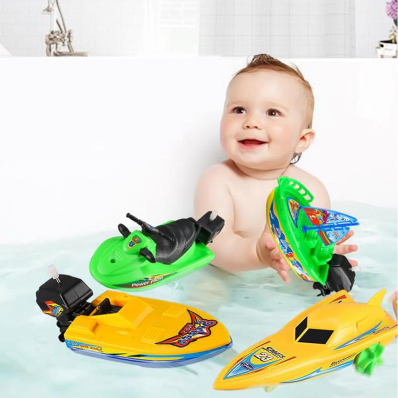 Игрушки для ванной  Joom 1 шт., скоростная лодка, корабль, заводная игрушка, поплавок в воде, детские игрушки, подарки для мальчиков Speedboat
