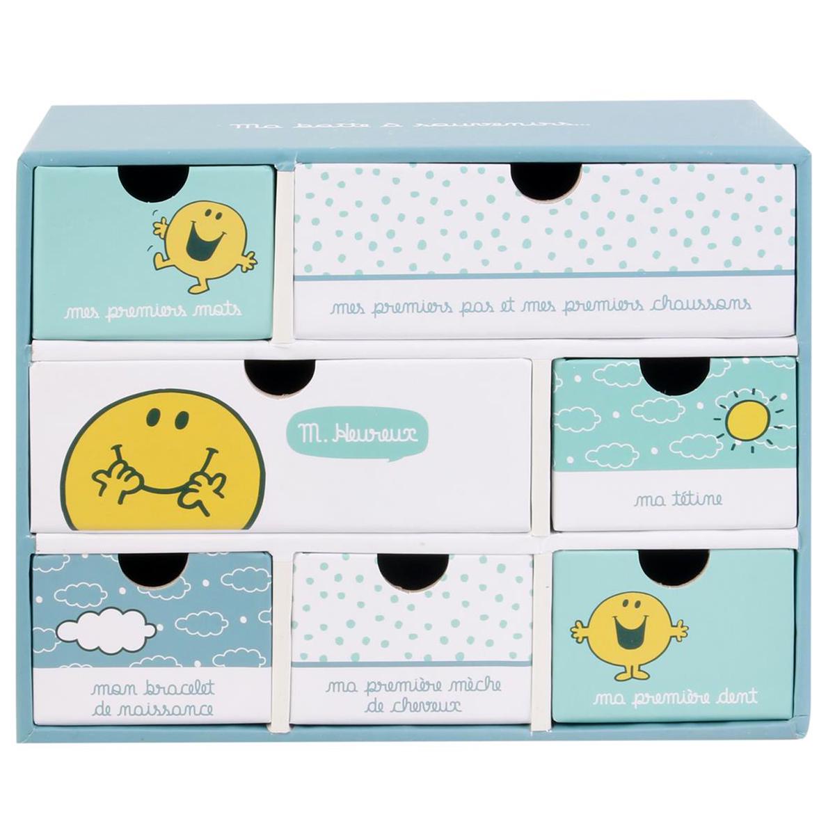 Monsieur Madame [Q9319] - Зеленая коробка на память  Monsieur Madame  (Мистер Хэппи) - 19x15x9 см зелёный