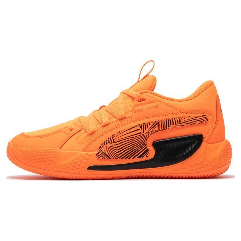 Puma Court Rider Chaos Laser Мужские кроссовки Оранжевый Ультра-Оранжевый Клементин 378053-01 44.5