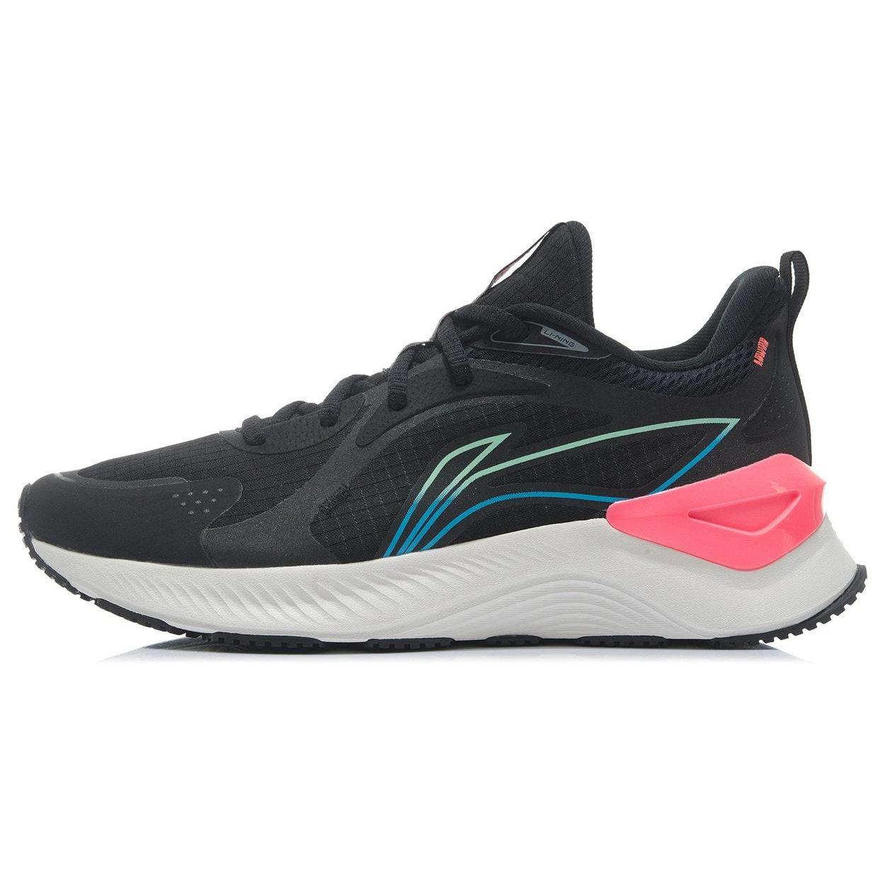 Кроссовки женские Li Ning Yue Ying Element с нескользящей подошвой и износостойкостью, черные ARHT024-1 35⅔