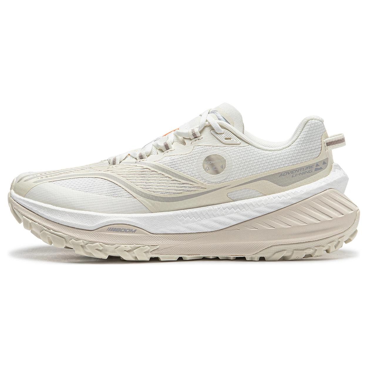 Кроссовки Li Ning Luo с низким верхом, амортизирующие, нескользящие, износостойкие, для бега по пересеченной местности, женские, белые ARNT004-2 36⅓