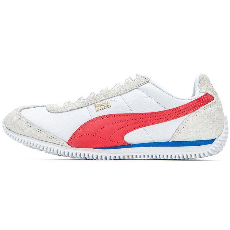 Кроссовки Puma Speeder SD White High Risk Red Unisex Team-Gold 390558-04 37