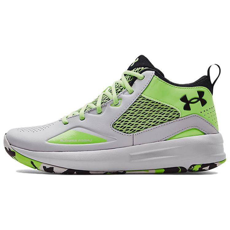 Мужские кроссовки Under Armour Lockdown 5 Halo Grey Quirky Lime 3023949-103 44