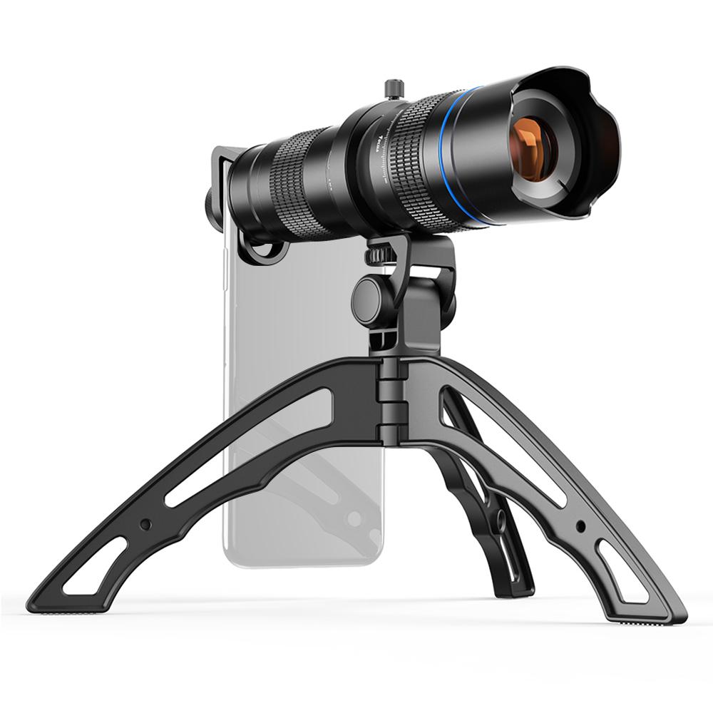 APEXEL JS20-40XJJ04 Металлический однотрубный телескоп HD с 20-40-кратным зумом Внешний монокуляр с двойной регулировкой чёрный