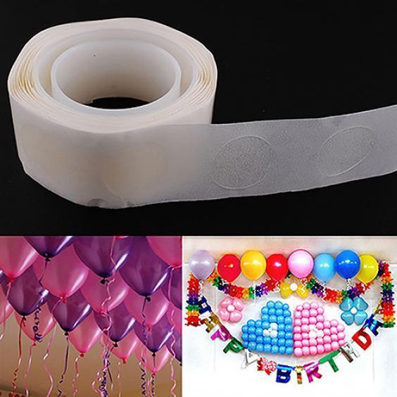   Joom 1 рулон, 100 шт. двухсторонний клей для DIY свадебного декора из воздушных шаров One Size