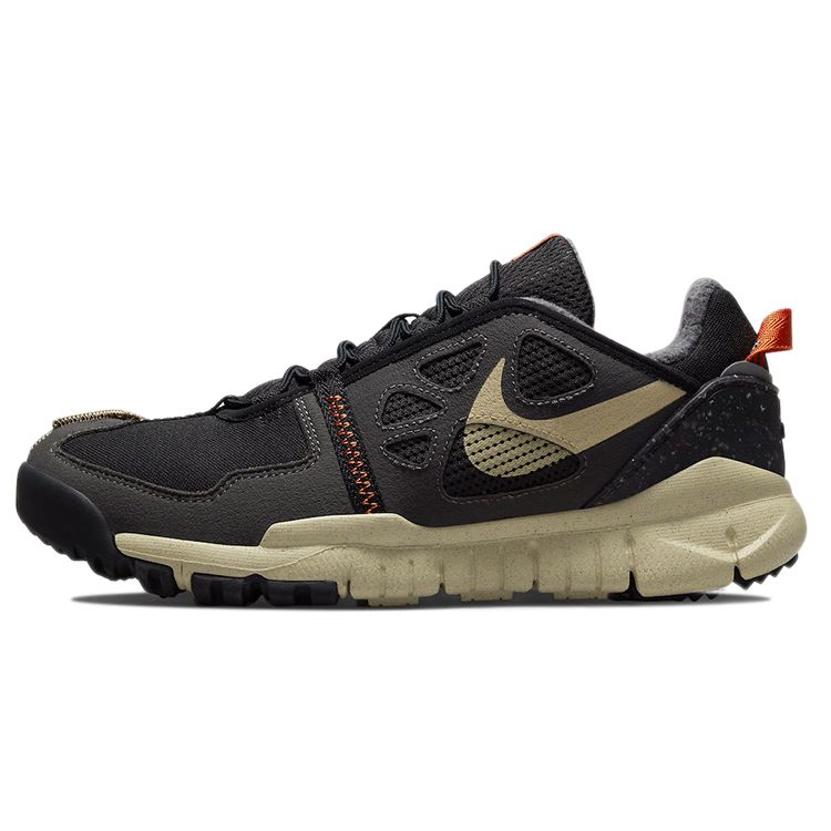 Мужские кроссовки Nike Free Terra Vista Black Canvas антрацитово-оранжевые CZ1757-001 43