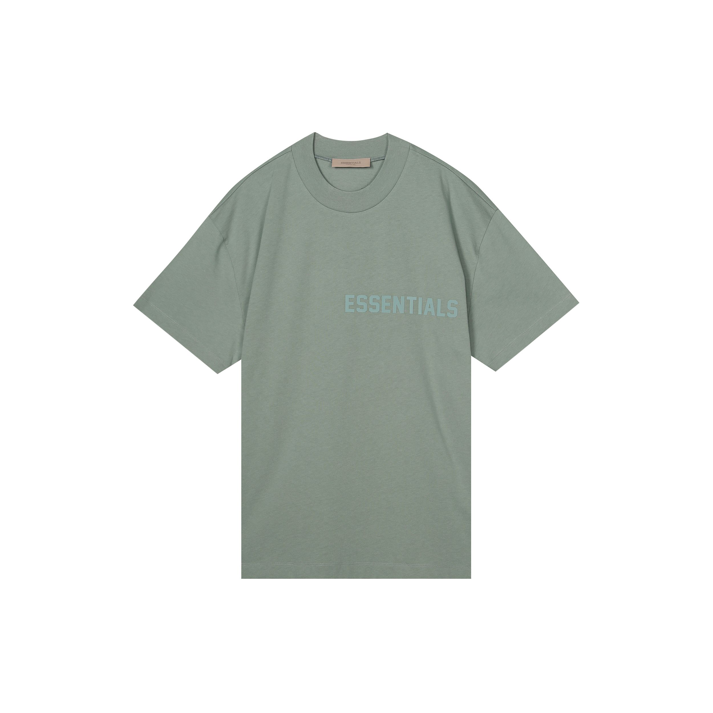 Футболка с короткими рукавами Fear of God Essentials, топы унисекс, зеленый 125BT222001F M