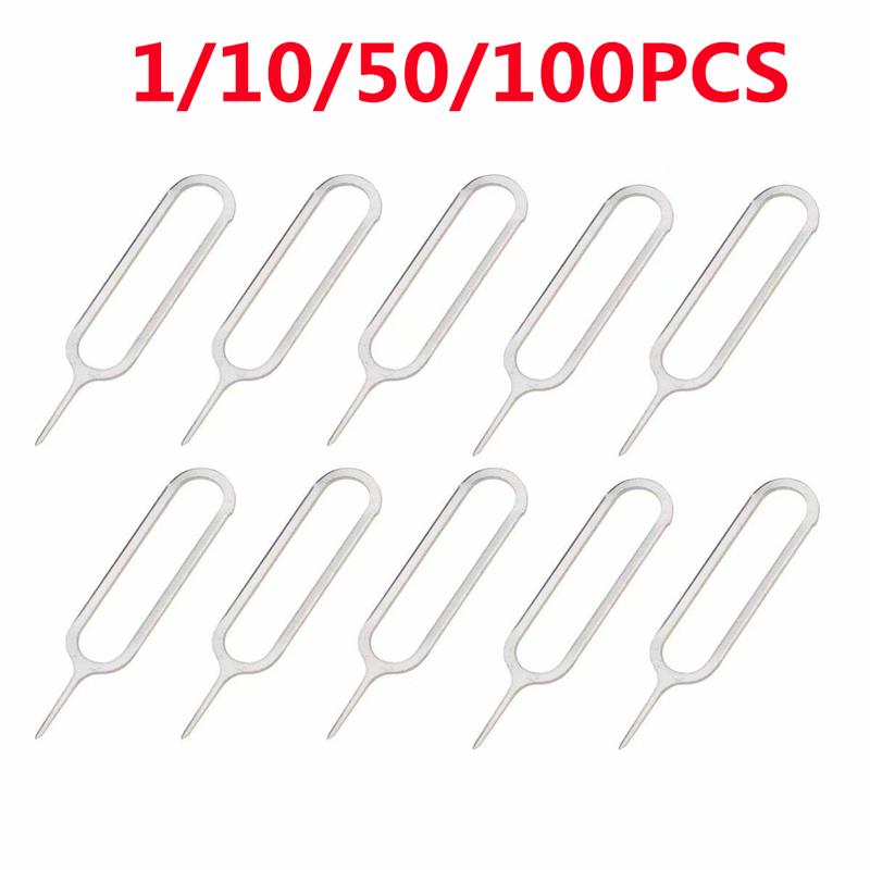   Joom 1/10/50/100 шт., инструмент для удаления открывания лотка для SIM-карты, инструмент для извлечения штифта 1pc