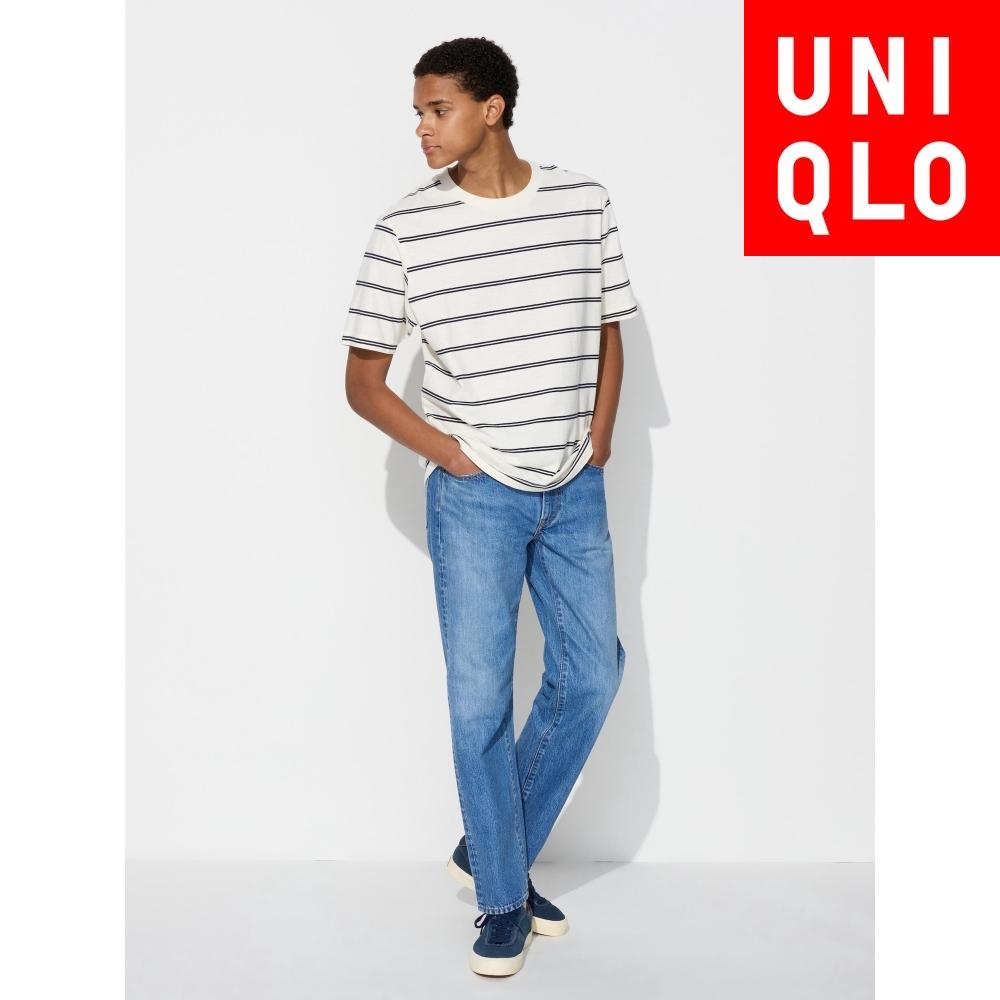 ДЖИНСЫ ОБЫЧНОГО КРОЯ UNIQLO ЯПОНИЯ 66 BLUE/27