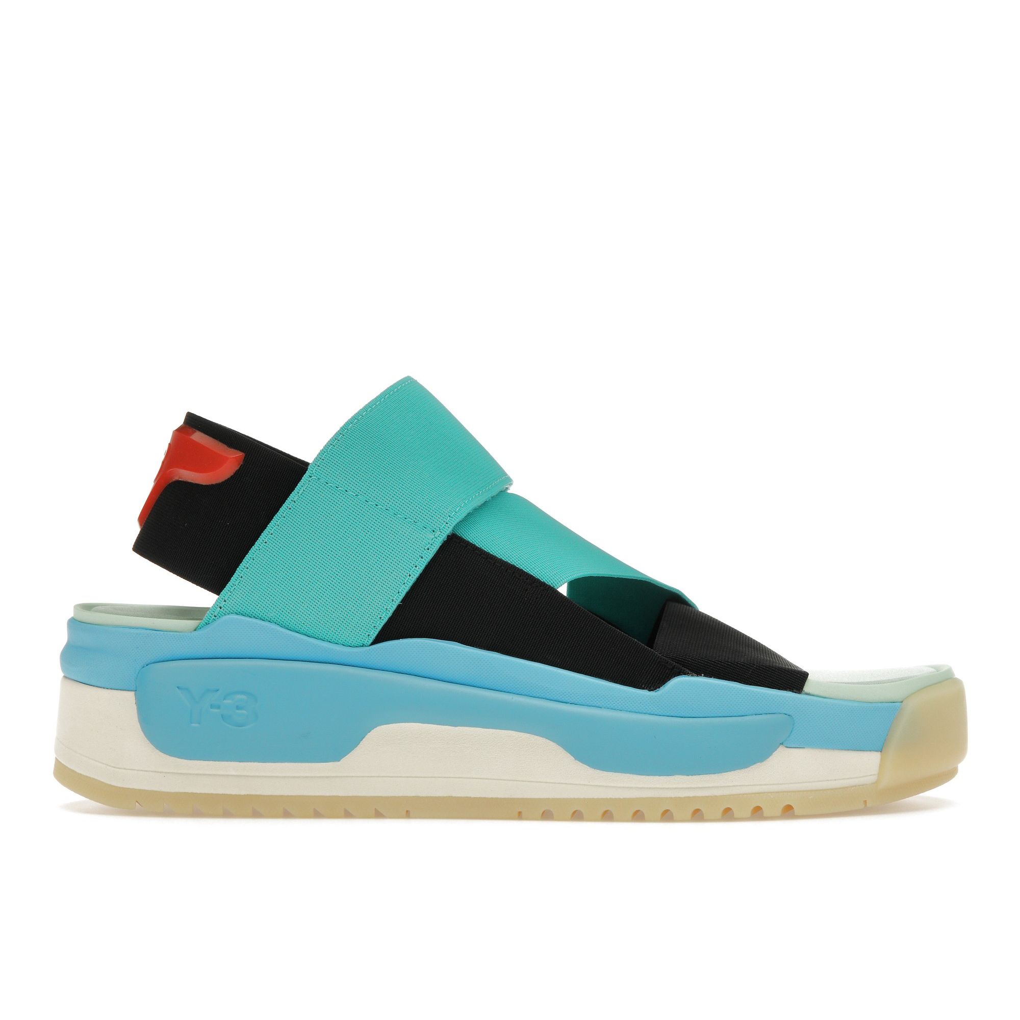 Adidas Y-3 Hokori Sandal Black Vivid Mint Кроссовки унисекс Ярко-голубые GX1056 46