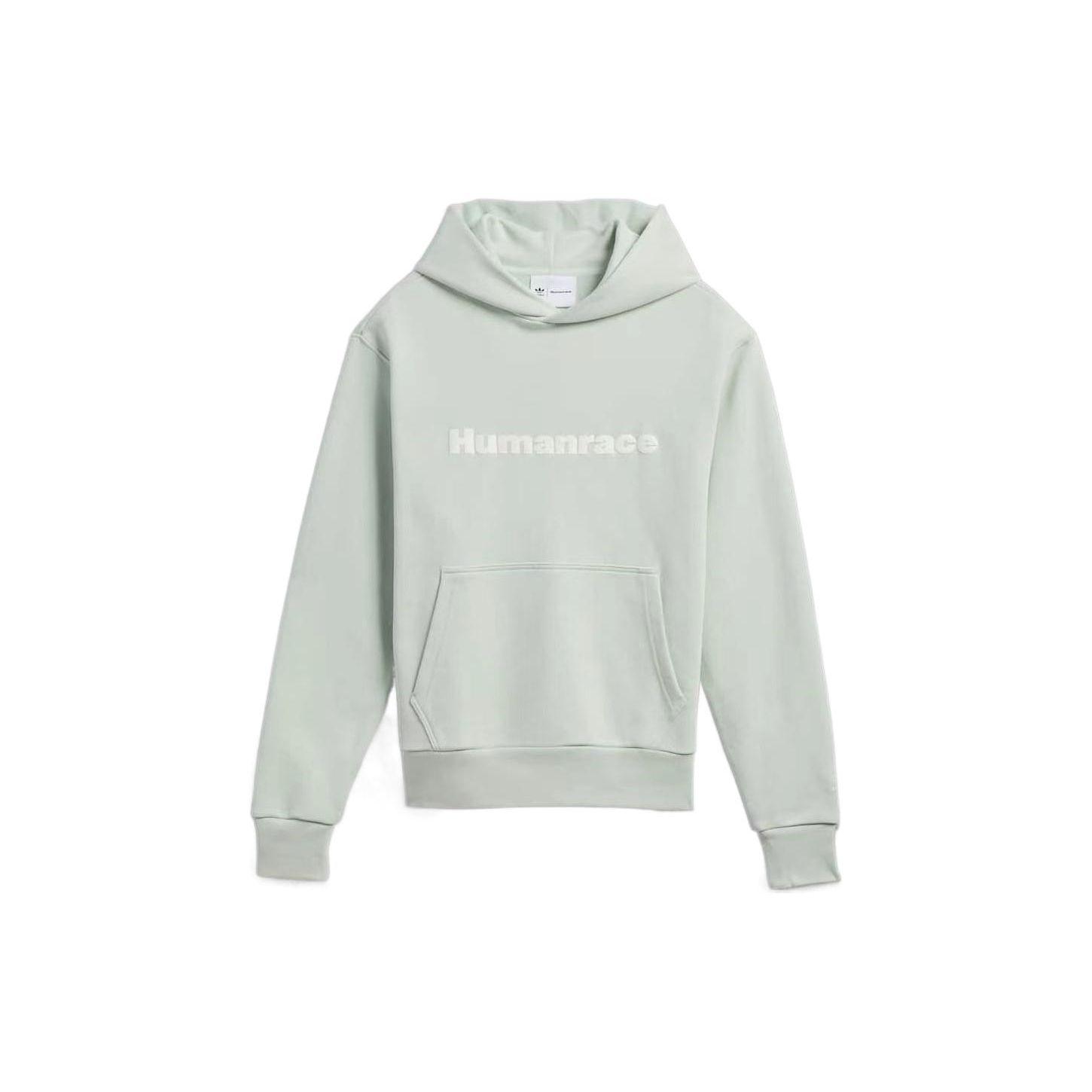 Худи Adidas x Pharrell Williams Basics, льняные зеленые топы унисекс HS4815 L
