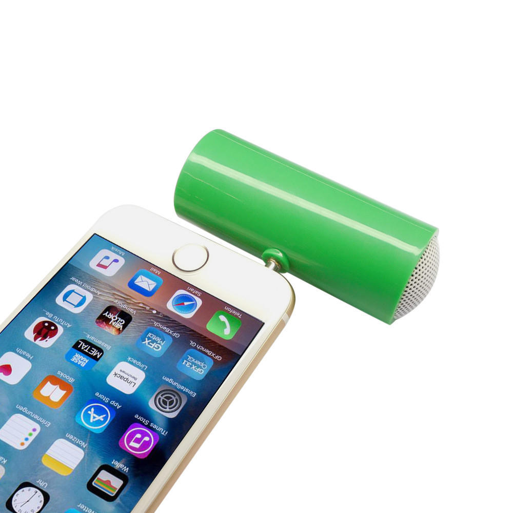 Стереодинамик музыкального проигрывателя 3,5 мм для мобильного телефона iPod iPhone6 ​​Plus Note4 чёрный