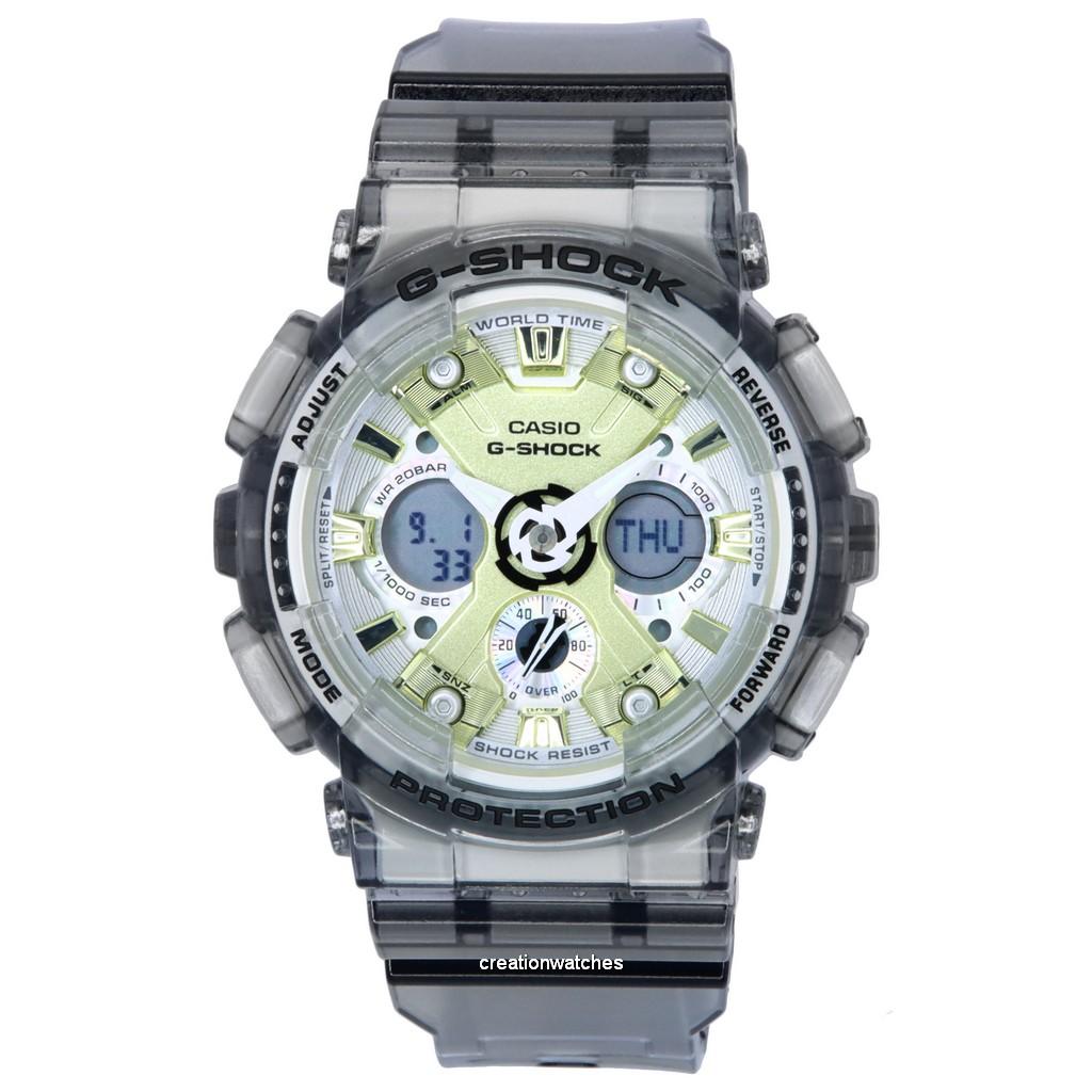 Женские часы Casio G-Shock GMA Аналоговые цифровые кварцевые GMA-S120GS-8A GMAS120GS-8 200M белый