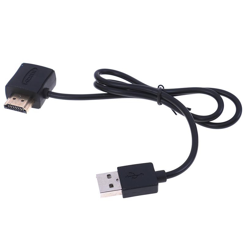 HDMI-кабели и адаптеры 50 см USB 2.0 HDMI между мужчинами и женщинами адаптер удлинитель соединительный кабель питания чёрный