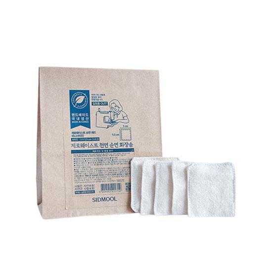 Салфетки и ватные диски  Joom Диск SIDMOOL Zero Waste Natural из чистого хлопка, 5 листов