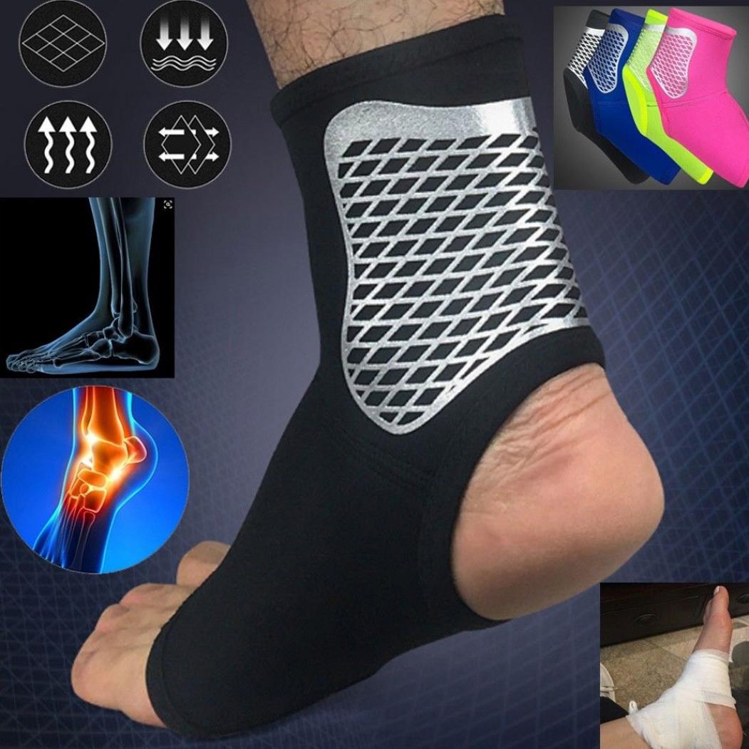 Спортивная защита лодыжки XL синий