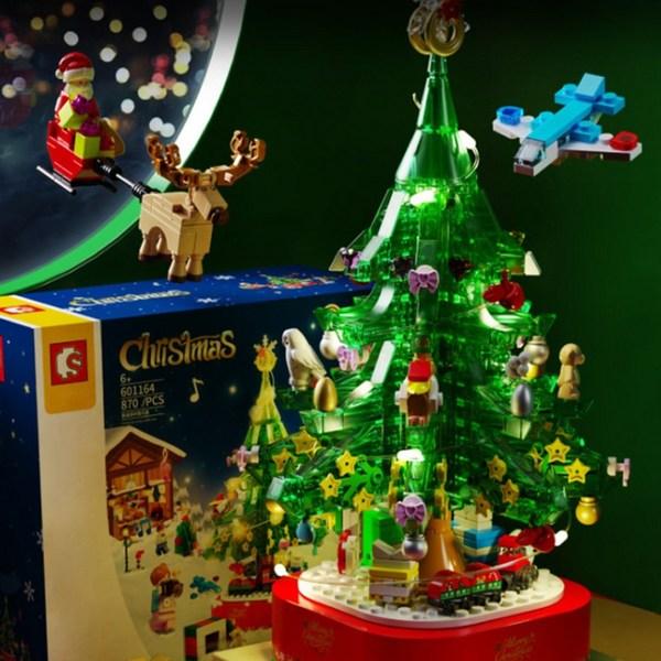 Рождественская елка Пи, Снеговик LEGO Block Series, Рождественская елка Оргол