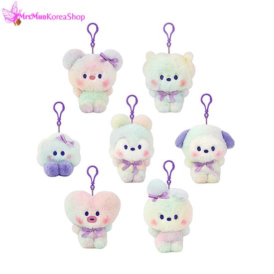 Брелок для ключей в виде куклы Minini BT21 Радуга