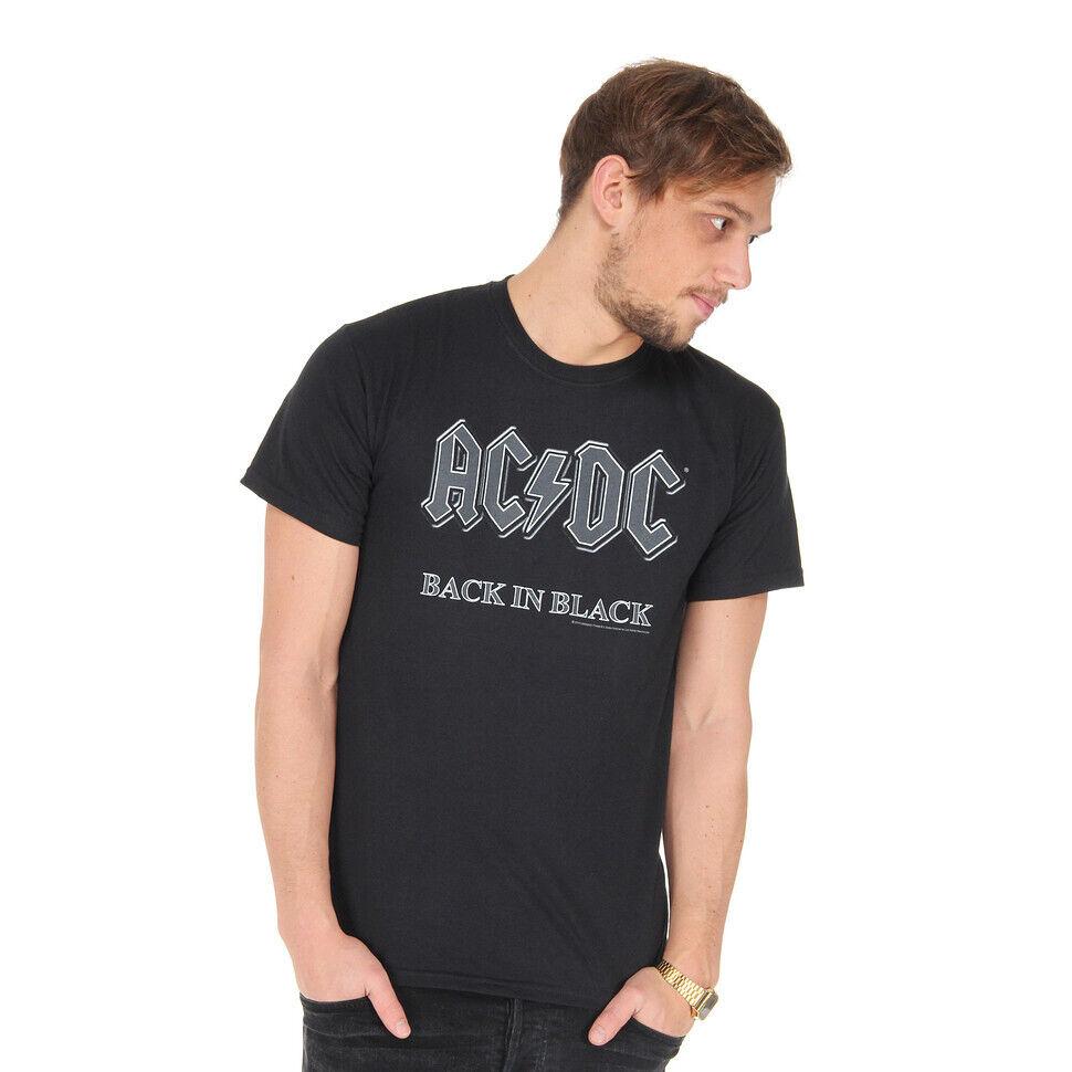 Черная футболка унисекс AC DC Back Black S
