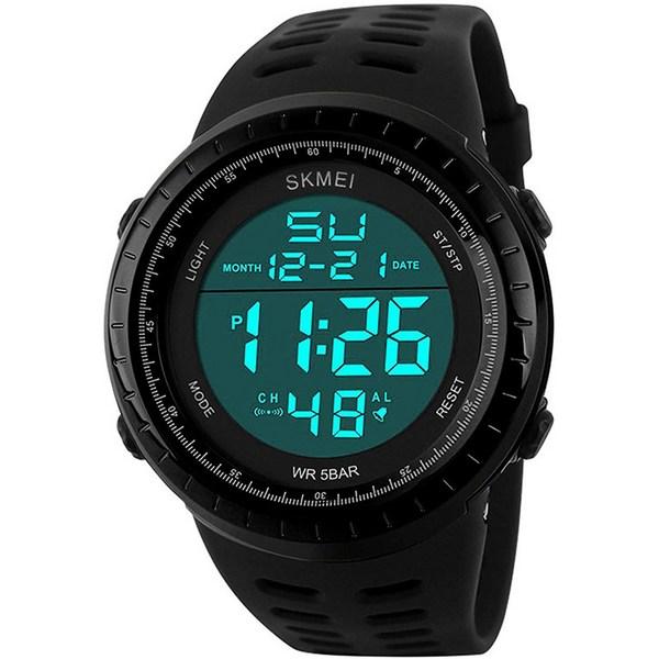 SKM STANDARD спортивные водонепроницаемые простые электронные часы с уретановым ремешком