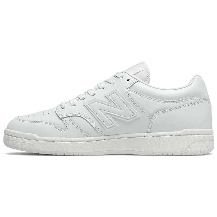 Белые лакированные кроссовки унисекс New Balance 480 Rain-Cloud BB480LWW 37