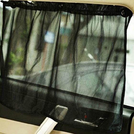 1 пара солнцезащитных козырьков от ультрафиолета, шторы на боковые окна автомобиля с присосками One Size