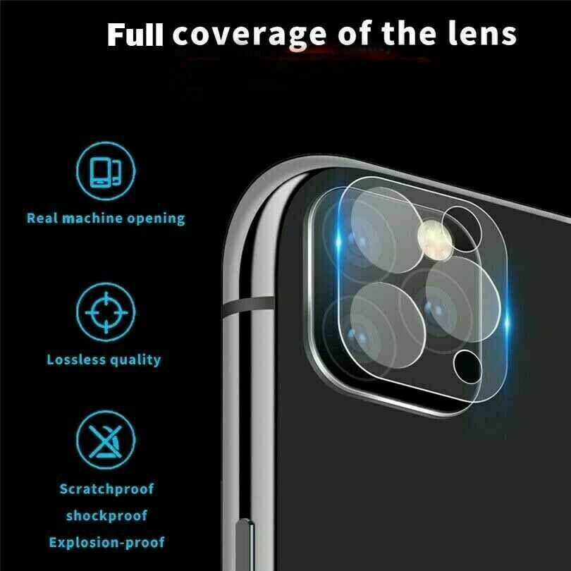 Для iPhone 11 Pro Max Полное покрытие HD Закаленное стекло Защитная пленка для объектива камеры iPhone 11