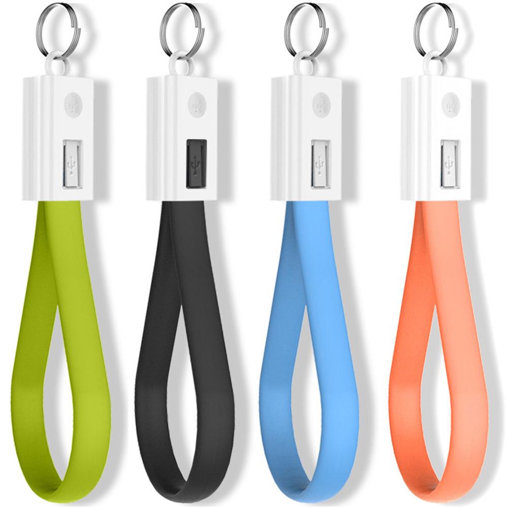 Кабели для телефонов  Joom Ремешок для ключей Micro USB/Type-C, кабель для синхронизации данных, зарядный кабель для аксессуаров для телефонов Android Micro USB синий