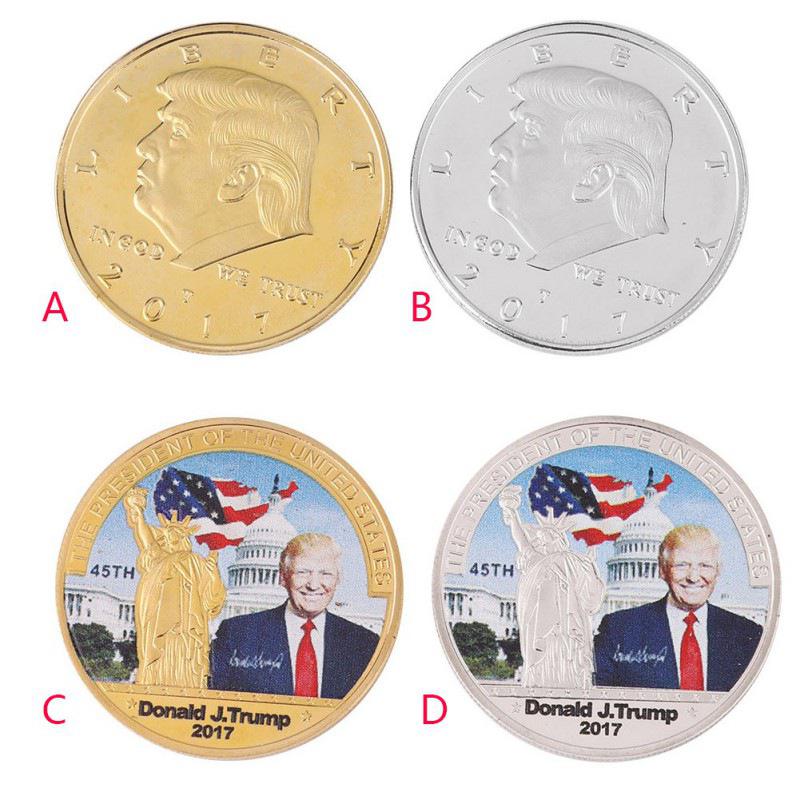 Виртуальная монета Трампа США ДА и НЕТ/ Майя/ Война Корпуса морской пехоты/ Памятная монета Древняя бронза