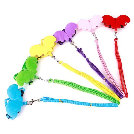 Набор поводков и ошейников для дрессировки домашних животных Angel Wing Pet Leash Traction XS фиолетовый