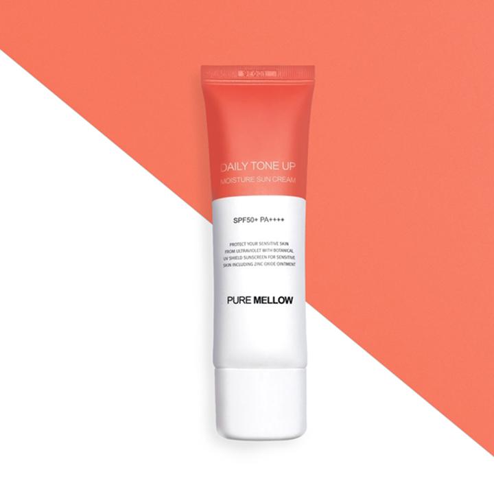 Солнцезащитный крем Pure Mellow Daily Tone Up Sunscreen 50 г [SPF50 ++++] 50g розовый