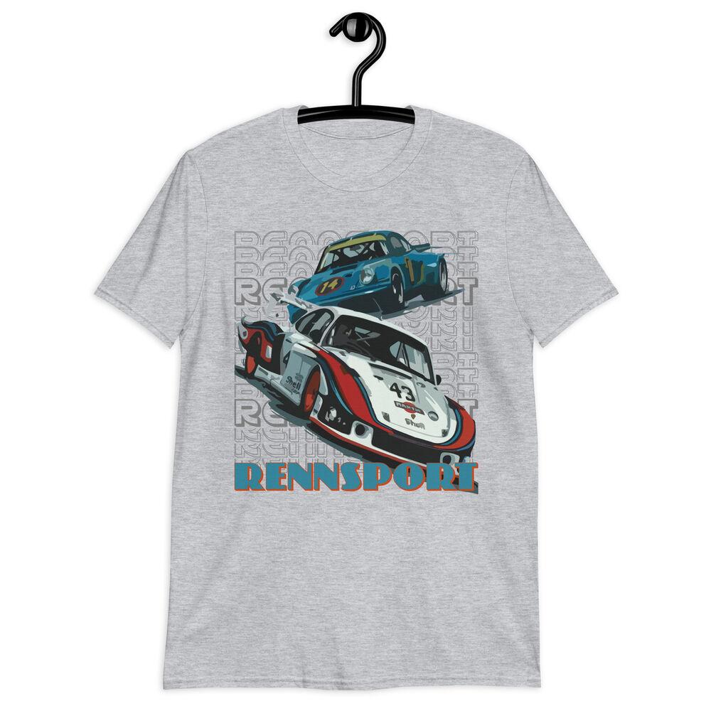Футболка унисекс с короткими рукавами Retro Racing Vintage Motorsport 935 German Race Cars S