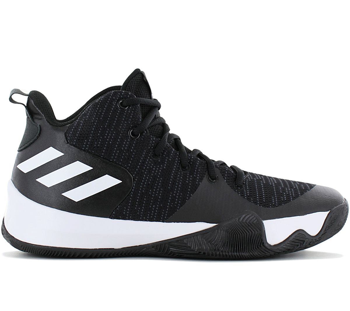 adidas Explosive Flash - Мужские баскетбольные кроссовки черные CQ0427 ORIGINAL EU 39 1/3 UK 6 чёрный