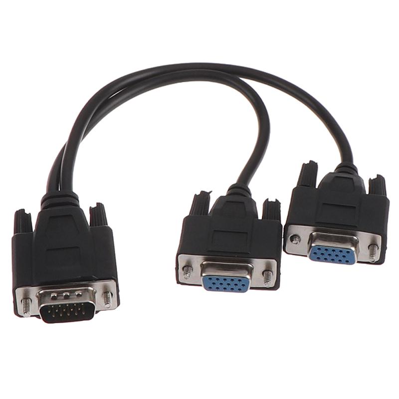 Кабели для компьютера  Joom 15-контактный разъем Vga для 2 разъемов Vga Svga с разъемом для видеомонитора