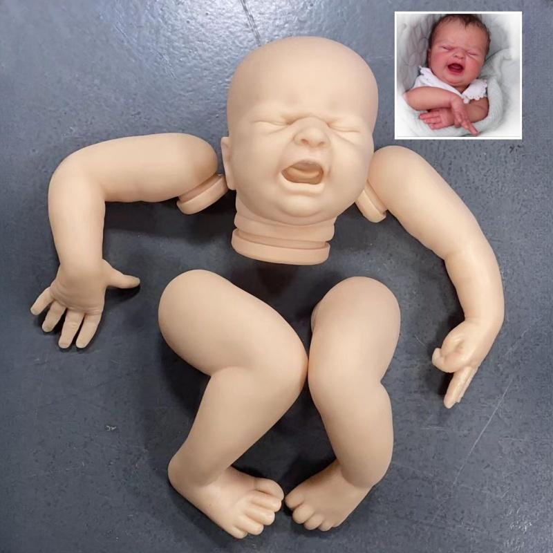 19-дюймовые наборы для кукол Reborn Baby Мария  ПЕРВЫЙ КРИК МАЛЫША  Незаконченная неокрашенная форма для куклы Rebirth с тканевым телом Аксессуары для кукол своими руками для коллекционеров кукол doll kits