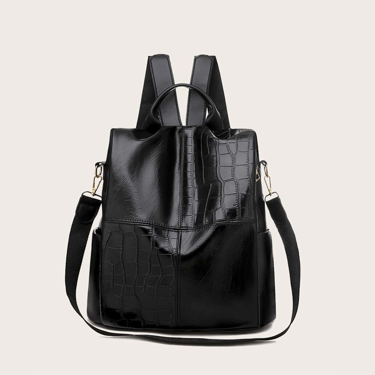   SheIn Рюкзак с крокодиловым тиснением