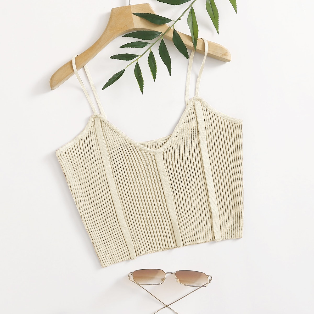   SheIn Трикотажный короткий топ