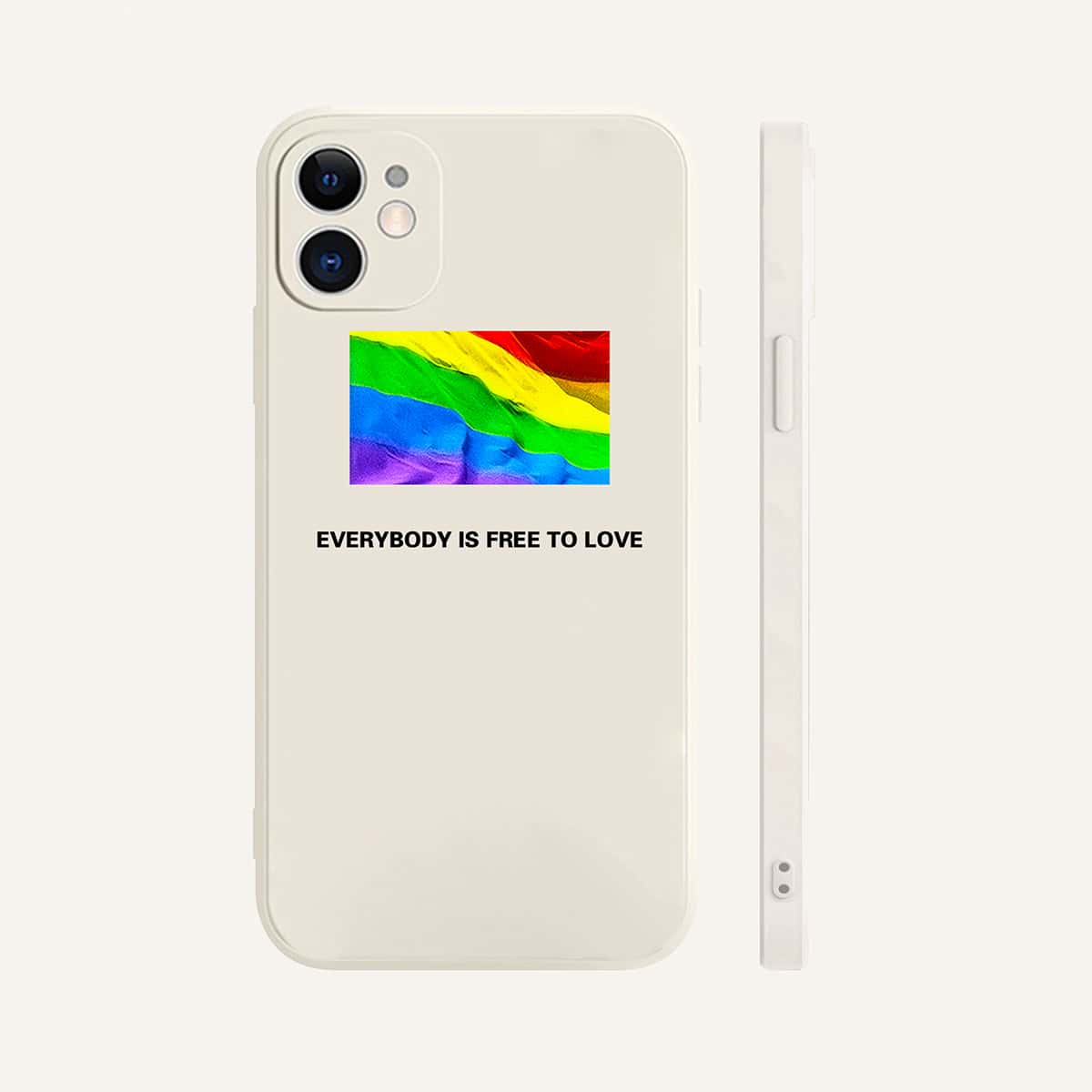 LGBT чехол для телефона в радужную полоску