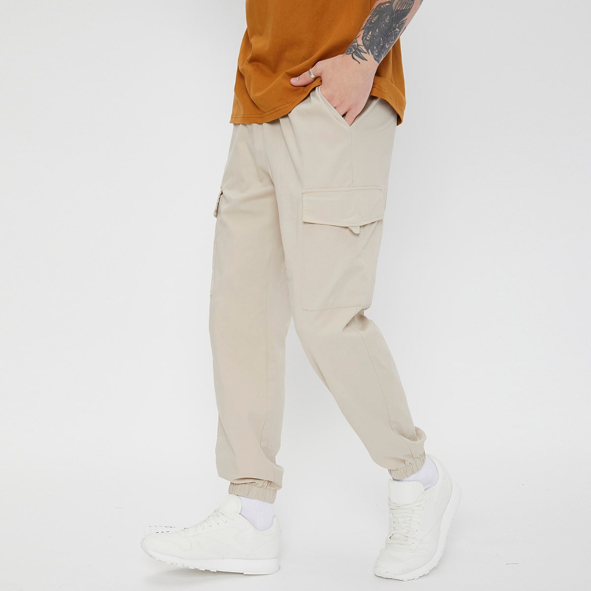  SheIn Мужской Джоггеры с карманом