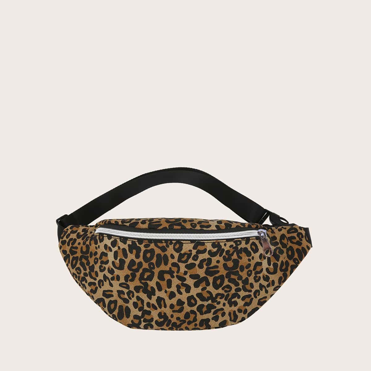   SheIn Поясная сумка с леопардовым принтом