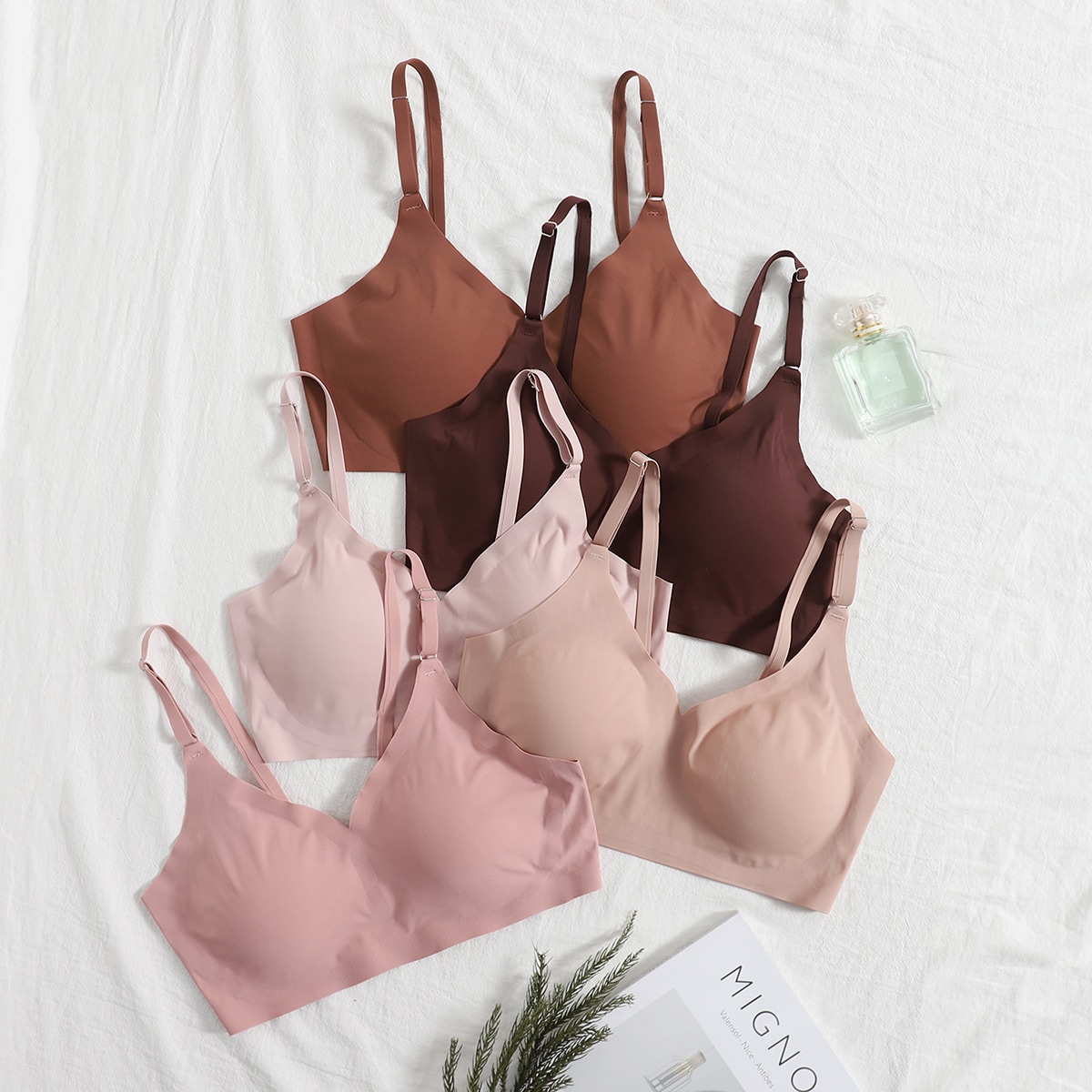   SheIn 5шт Бралетт бесшовный