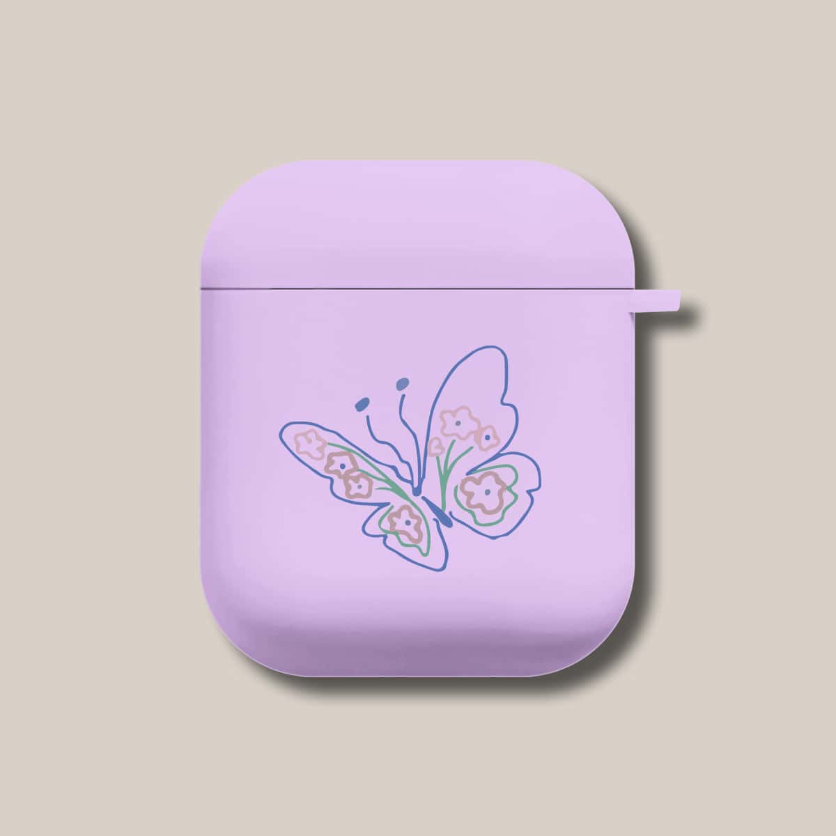   SheIn Чехол для Airpods с узором бабочки