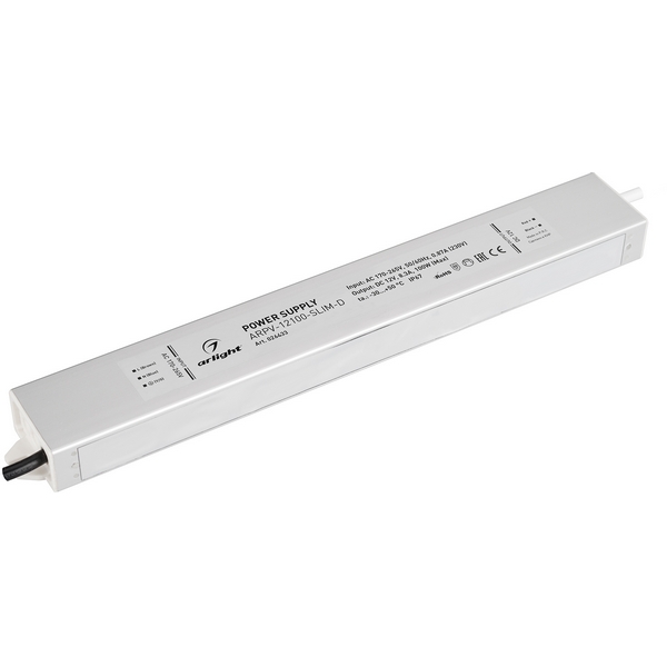 Блок питания ARPV-12100-SLIM-D (12V, 8.3A, 100W) (Arlight, IP67 Металл, 3 года) 026433